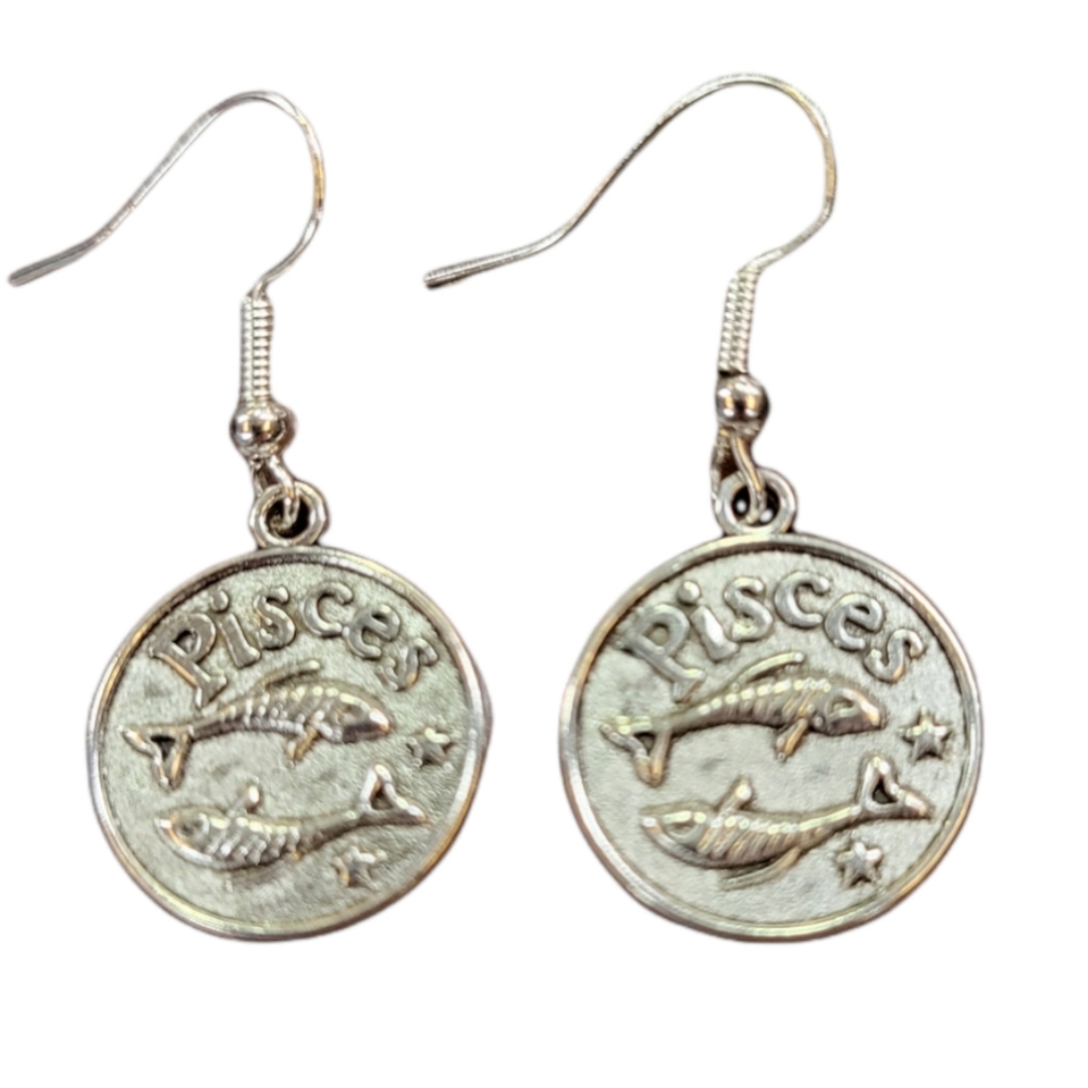 Pisces zodiac astrology  Earrings